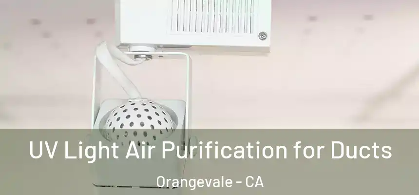 UV Light Air Purification for Ducts Orangevale - CA